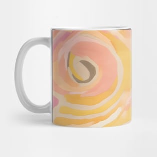 Soft Mid Century Swirl Abstract Mug